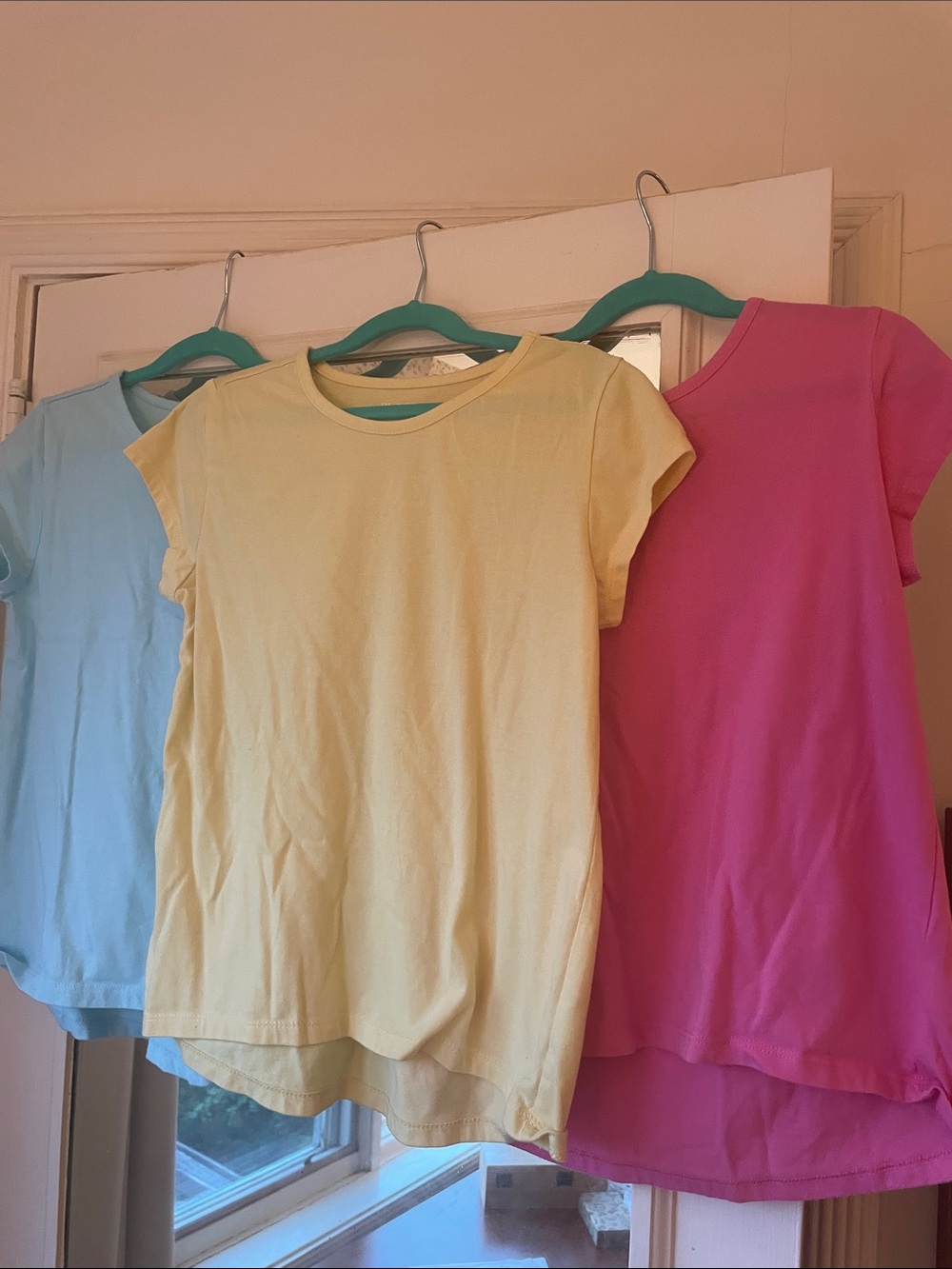 The Children's Place Lot of 3 Short Sleeve Tees - Yellow, Pink, Blue